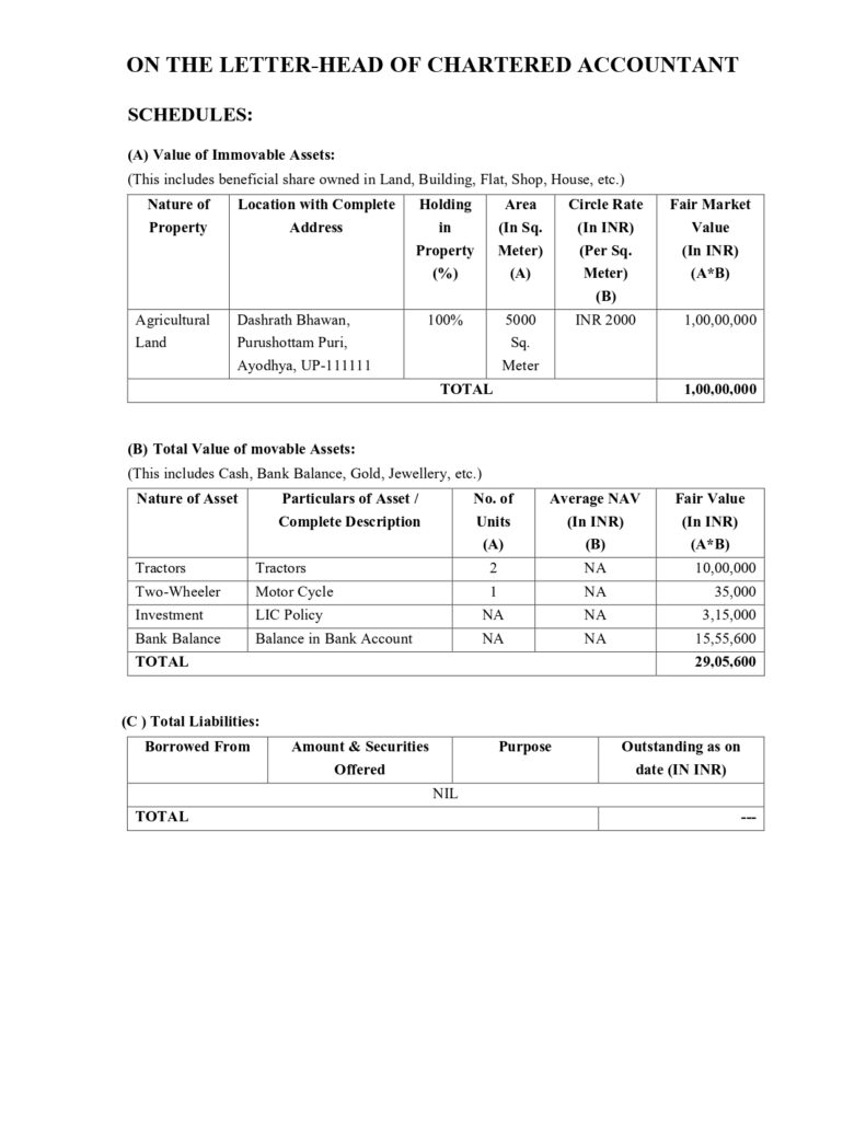 NET WORTH CERTIFICATE FORMAT BY CA NET WORTH CERTIFICATE FOR NET WORTH CERTIFICATE FORMAT BY CA NET WORTH CERTIFICATE FOR